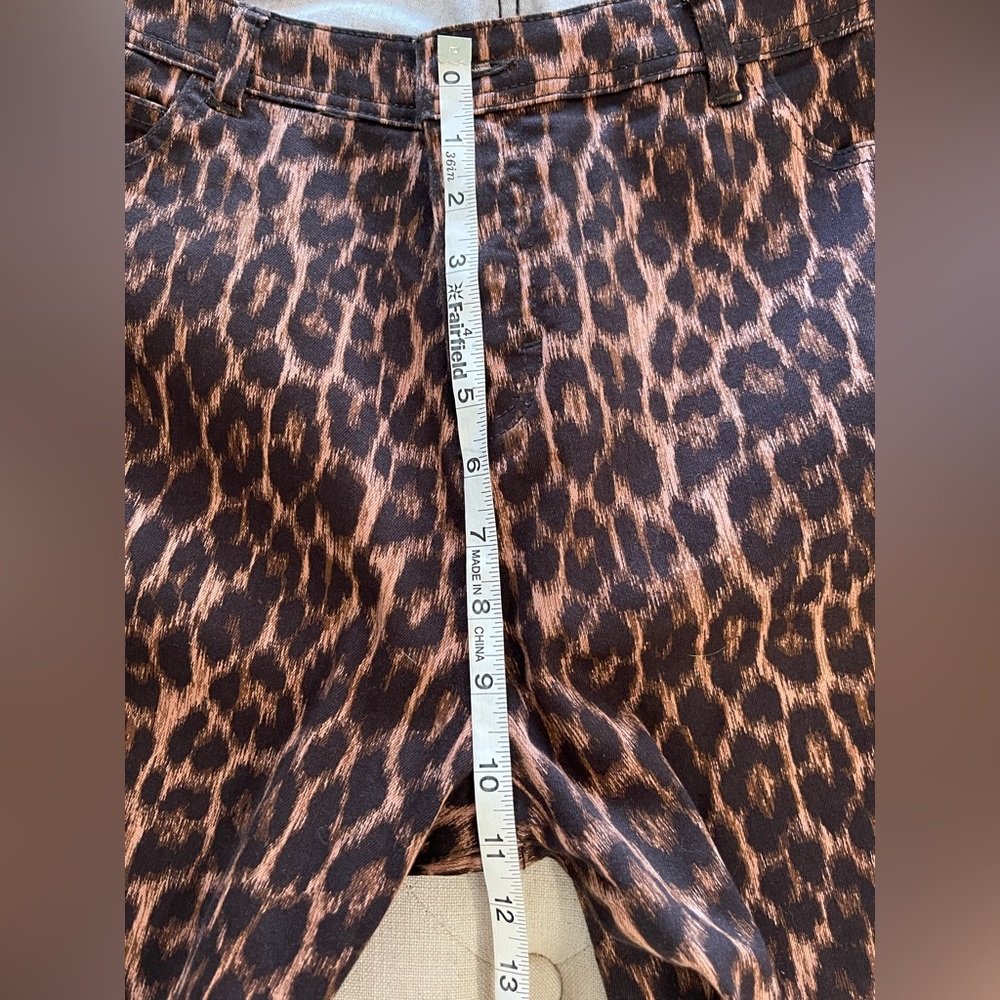 QVC Lisa Rinna Collection Leopard Print Skinny Jeans - Picture 9 of 11